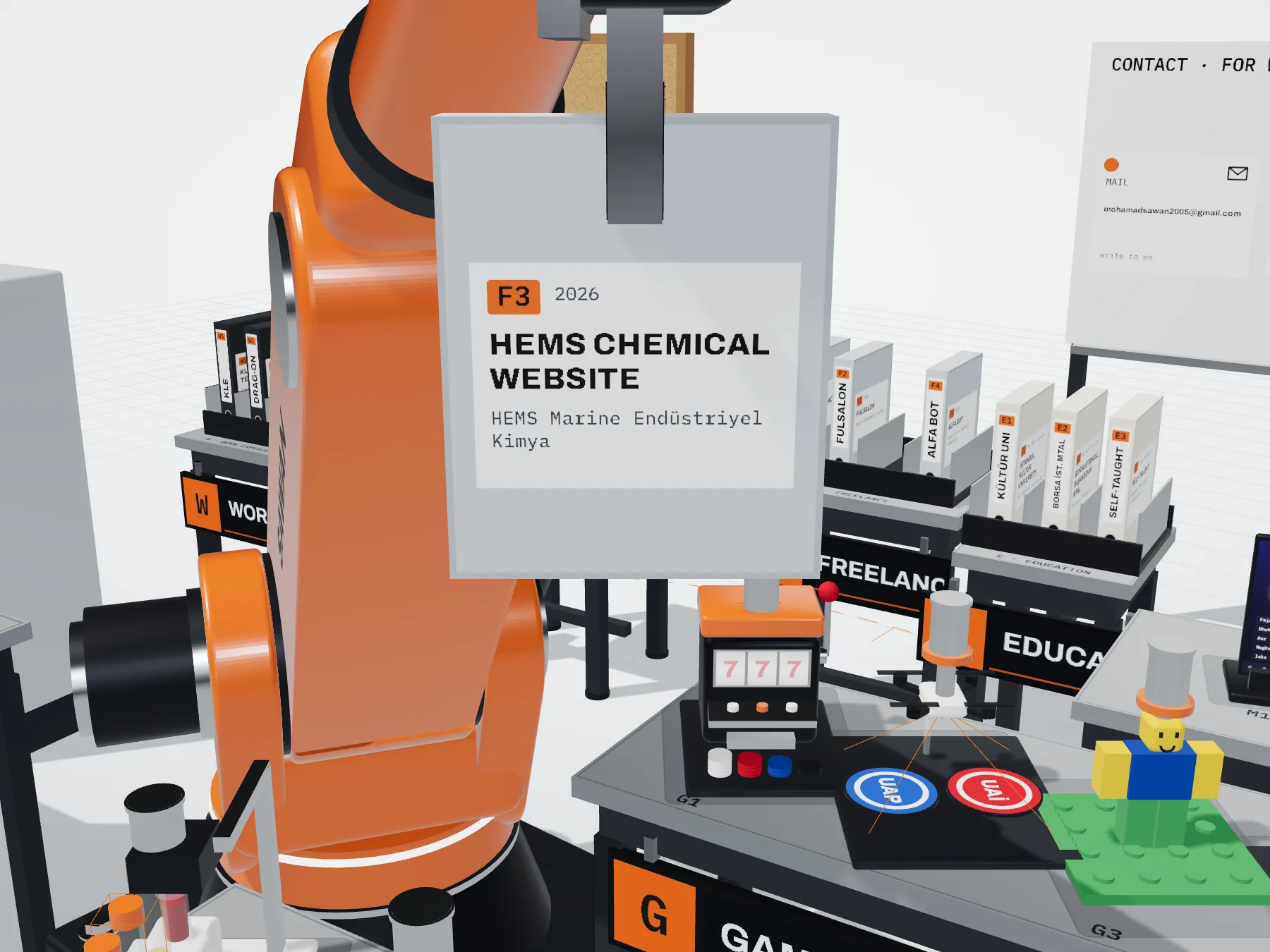 Scale model: HEMS Chemical website