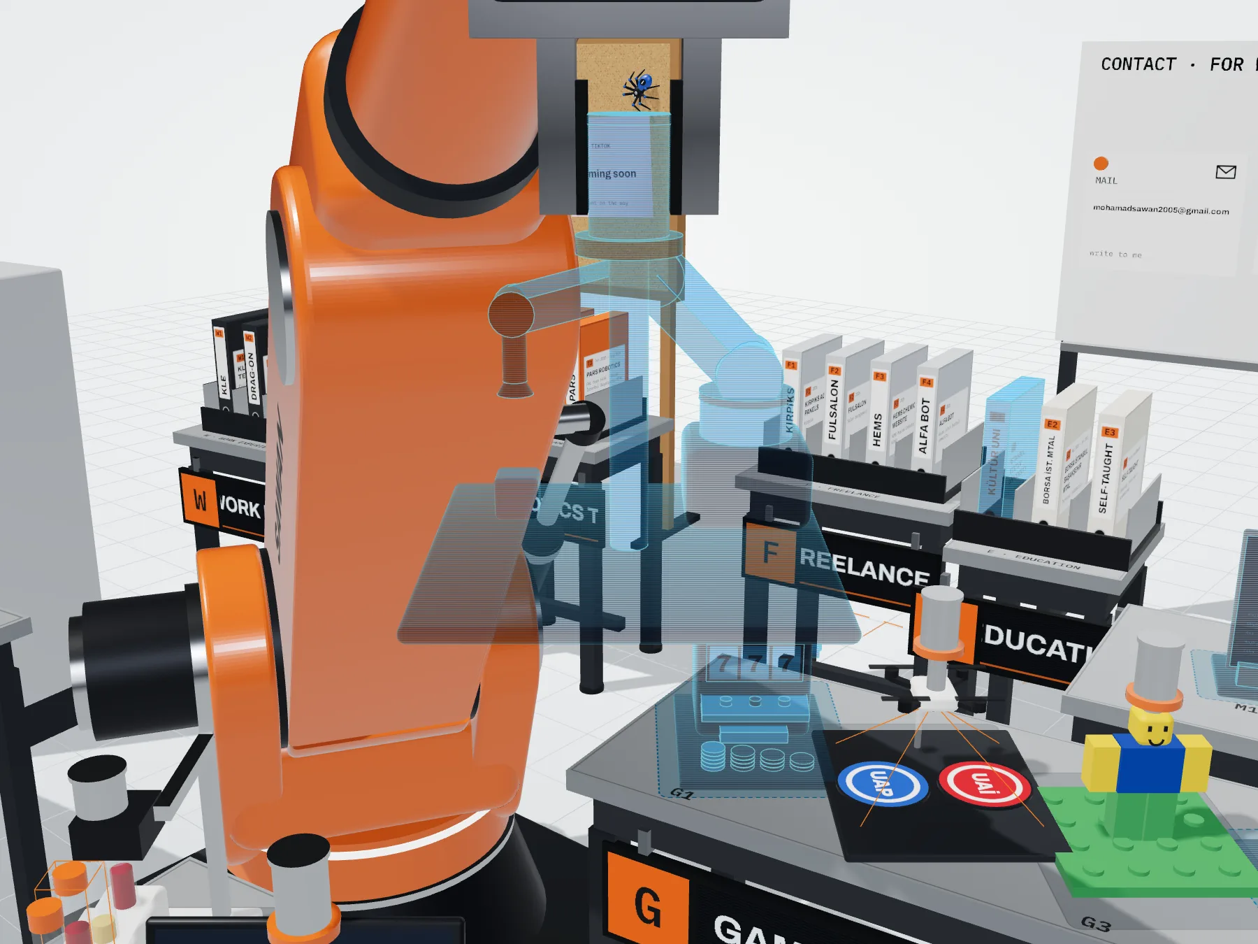 Scale model: WLKata Mirobot arm